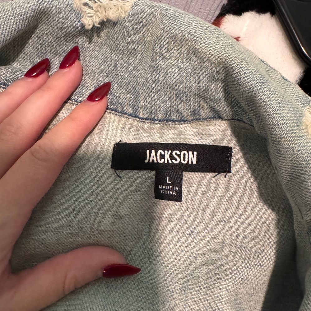 Distressed Denim Jacket - Picture 2 of 3